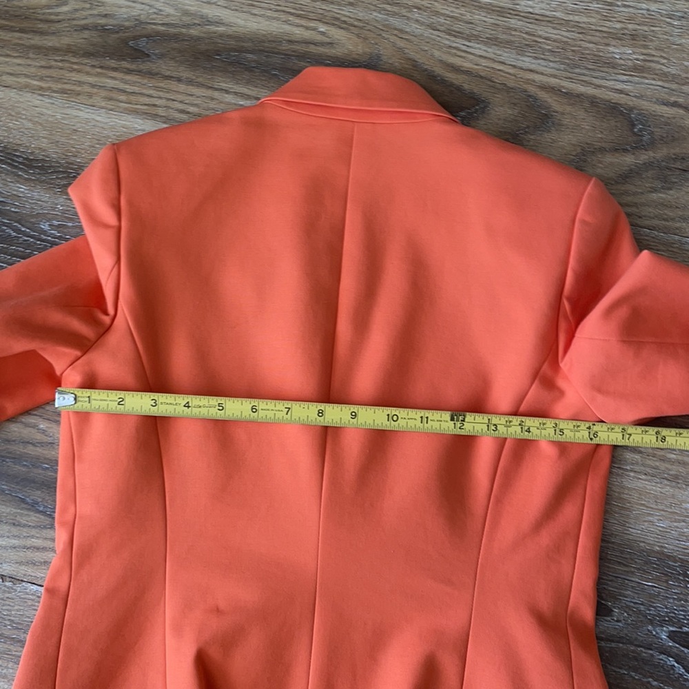 Vince Camuto Orange Tangerine Single Button Blazer - Picture 11 of 14